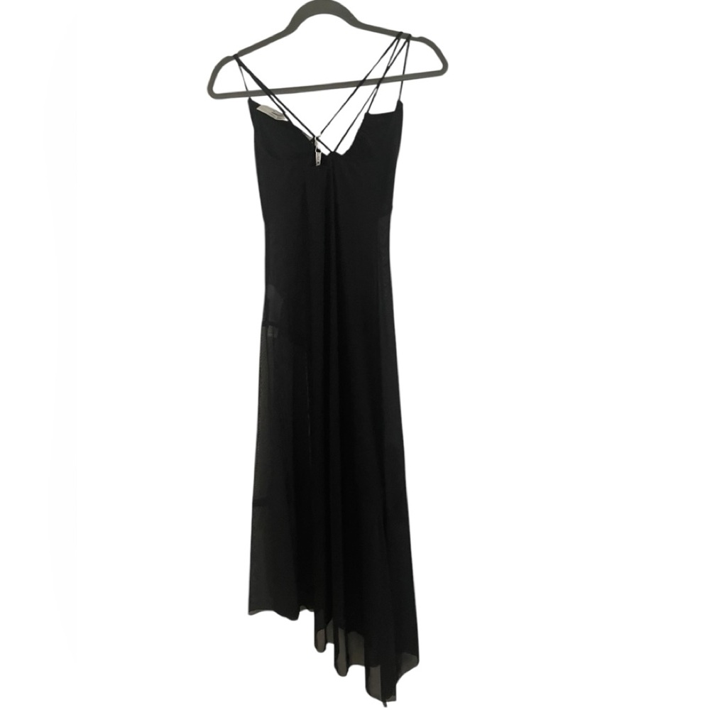 NWT Zara Sheer Slinky Dress S - Picture 2 of 4